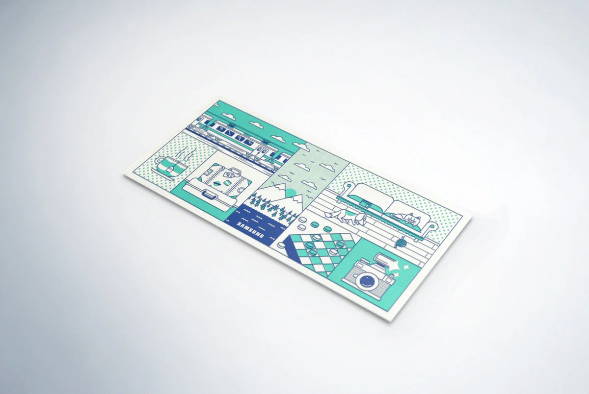 Retirement card mockup