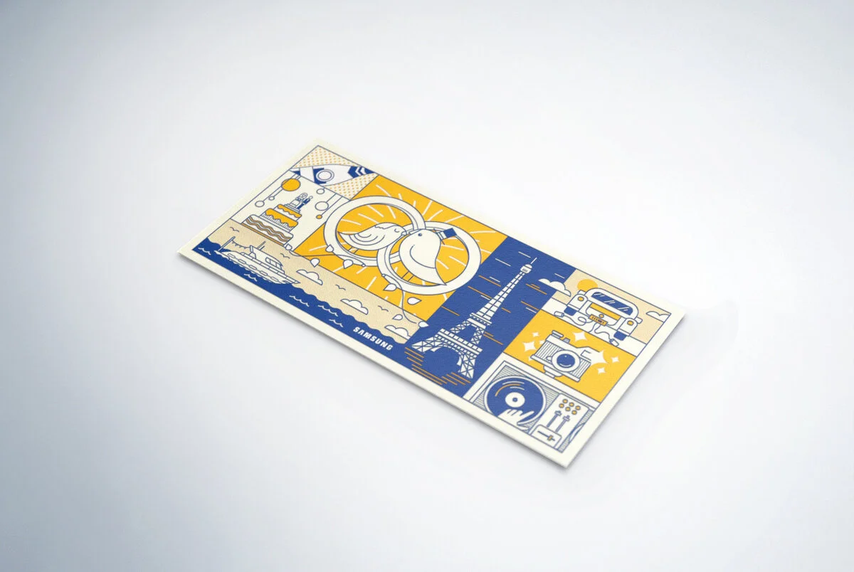 Wedding card mockup